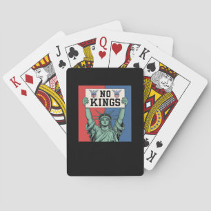 No Kings Klassieke Patriottische Stijl Pokerkaarten