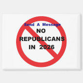 NO kings- Magneet (Voorkant)