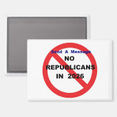 NO kings- Magneet (Voorkant / Achterkant)