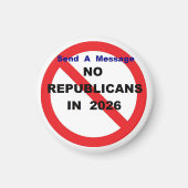 NO KINGS MAGNEET (Voorkant)