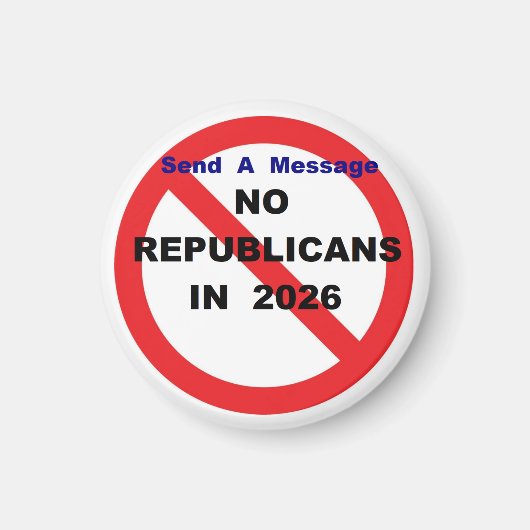 NO KINGS MAGNEET (Voorkant)