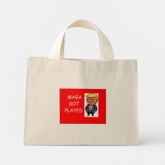 NO KINGS MINI TOTE BAG (Achterkant)