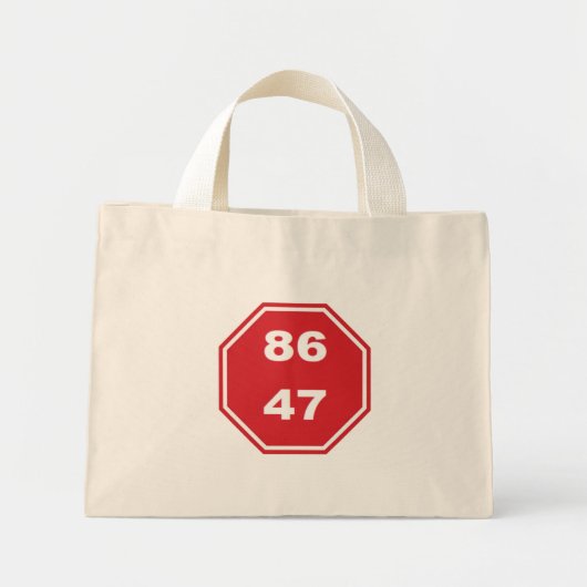 NO KINGS MINI TOTE BAG (Voorkant)