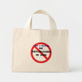 NO KINGS  MINI TOTE BAG (Voorkant)