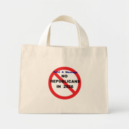 NO KINGS MINI TOTE BAG