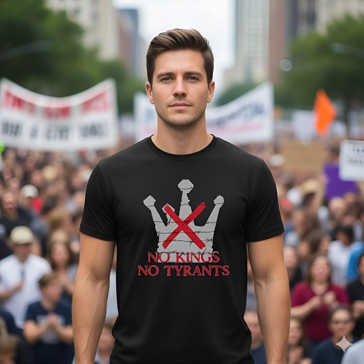 No Kings No Tyrants Freedom & Liberty Statement T-shirt