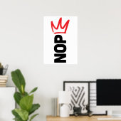 No Kings NOPE Poster (Thuiskantoor)
