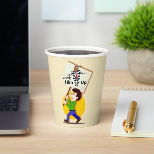 No Kings Paper Cup Papieren Bekers (Insitu)