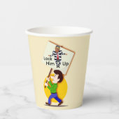 No Kings Paper Cup Papieren Bekers (Voorkant)