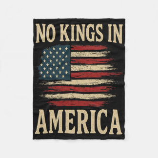 No Kings  Patriotic Freedom Liberty Verenigde Stat Fleece Deken