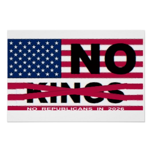 NO KINGS PERFECT POSTER (Voorkant)