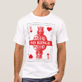 No Kings Playing Card Shirt (Voorkant)