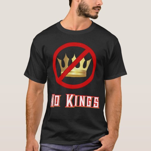 No Kings political Graphic T-shirt (Voorkant)