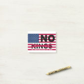 NO KINGS POST-IT® NOTES (Op bureau)