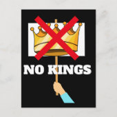No Kings Postcard Briefkaart (Voorkant)