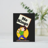 No Kings Postcard Briefkaart (Staand voorkant)