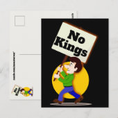 No Kings Postcard Briefkaart (Voorkant / Achterkant)