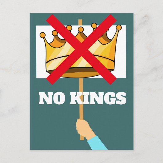 No Kings Postcard Briefkaart (Voorkant)