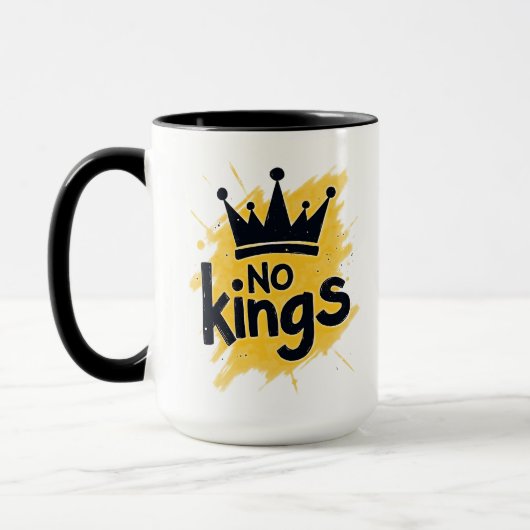 No Kings – Power to the People Design Mok (Links)