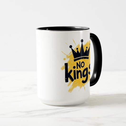 No Kings – Power to the People Design Mok (Voorkant rechts)