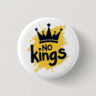No Kings – Power to the People Design Ronde Button 3,2 Cm
