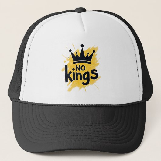 No Kings – Power to the People Design Trucker Pet (Voorkant)