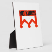 No Kings Protest Graphic Grunge Crown  American Cl Fotoplaat (Zijkant)