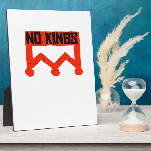 No Kings Protest Graphic Grunge Crown  American Cl Fotoplaat (Zijkant)
