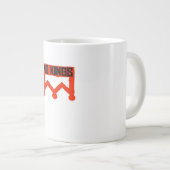 No Kings Protest Graphic Grunge Crown  American Cl Grote Koffiekop (Voorkant rechts)