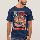 No Kings Protest Shirt (Voorkant)