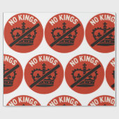 No Kings Protest Symbol Cadeaupapier (Vlak)