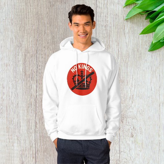 No Kings Protest Symbol Hoodie