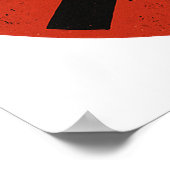 No Kings Protest Symbol Poster (Hoek)