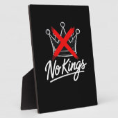 No Kings Simple Crown Artistic Design Fotoplaat (Zijkant)