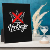No Kings Simple Crown Artistic Design Fotoplaat (Zijkant)