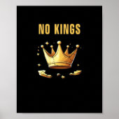 No Kings. Simple Yet Impactful Visual Of A Destroy Poster (Voorkant)