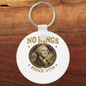 No Kings Since 1776 Classic Sleutelhanger (Voorkant)