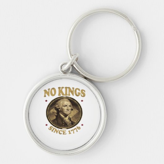No Kings Since 1776 Classic Sleutelhanger (Voorkant)
