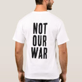 NO KINGS SINCE 1776 USA flag crown rustic T-shirt (Achterkant)