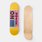 "NO kings" Skateboard (Voorkant)