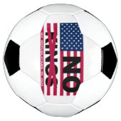 "NO kings" Soccer Ball Voetbal (Gedraaid)