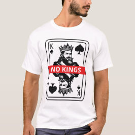 No Kings Spade Shirt – Zwart en Witte Koning Speel
