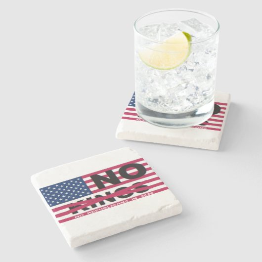 NO KINGS STENEN ONDERZETTER (Zijkant)