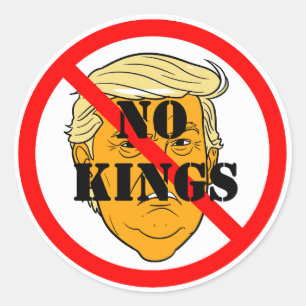 No Kings sticker