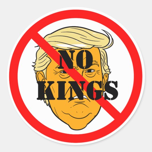 No Kings sticker (Voorkant)