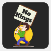 No Kings Sticker (Voorkant)