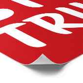 NO KINGS STOP TRUMP Anti-Trump | RED | Protest Poster (Hoek)