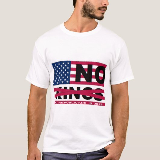 NO KINGS T-SHIRT (Voorkant)