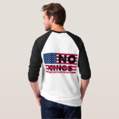 "NO kings" T-shirt (Achterkant volledig)