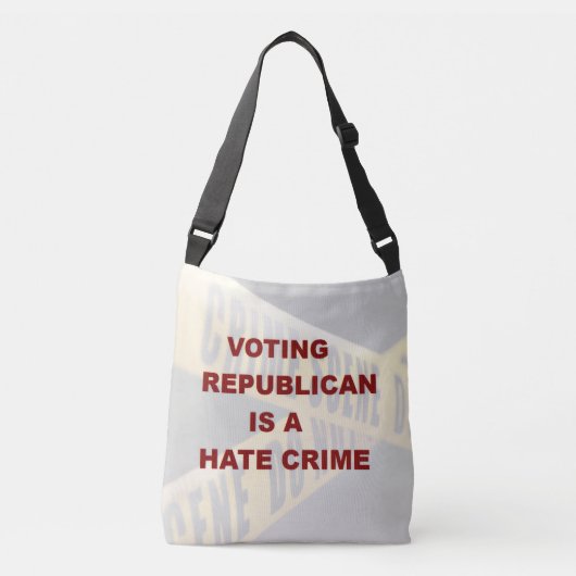 NO KINGS-t-shirt Crossbody Tas (Voorkant)